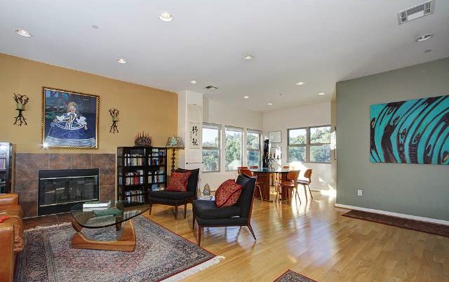 Bright and airy floor plan with gallery walls
