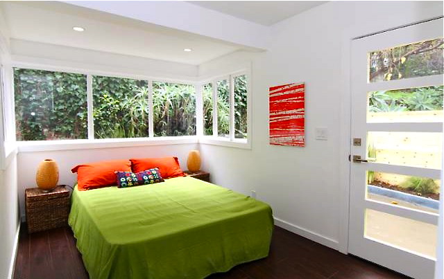Bedroom with patio access