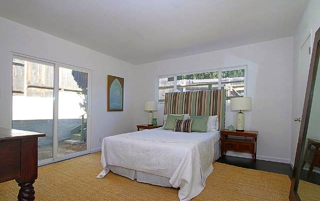 Bedroom with patio access