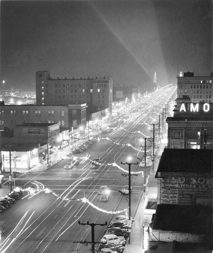 Glitzy Brand Blvd. probably how it looked on opening night in 1922